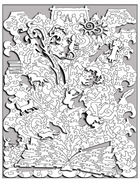 Woven Legends: A Tapestry of Puzzle Coloring Pages, Drawing Prompts, and Stories Woven by You