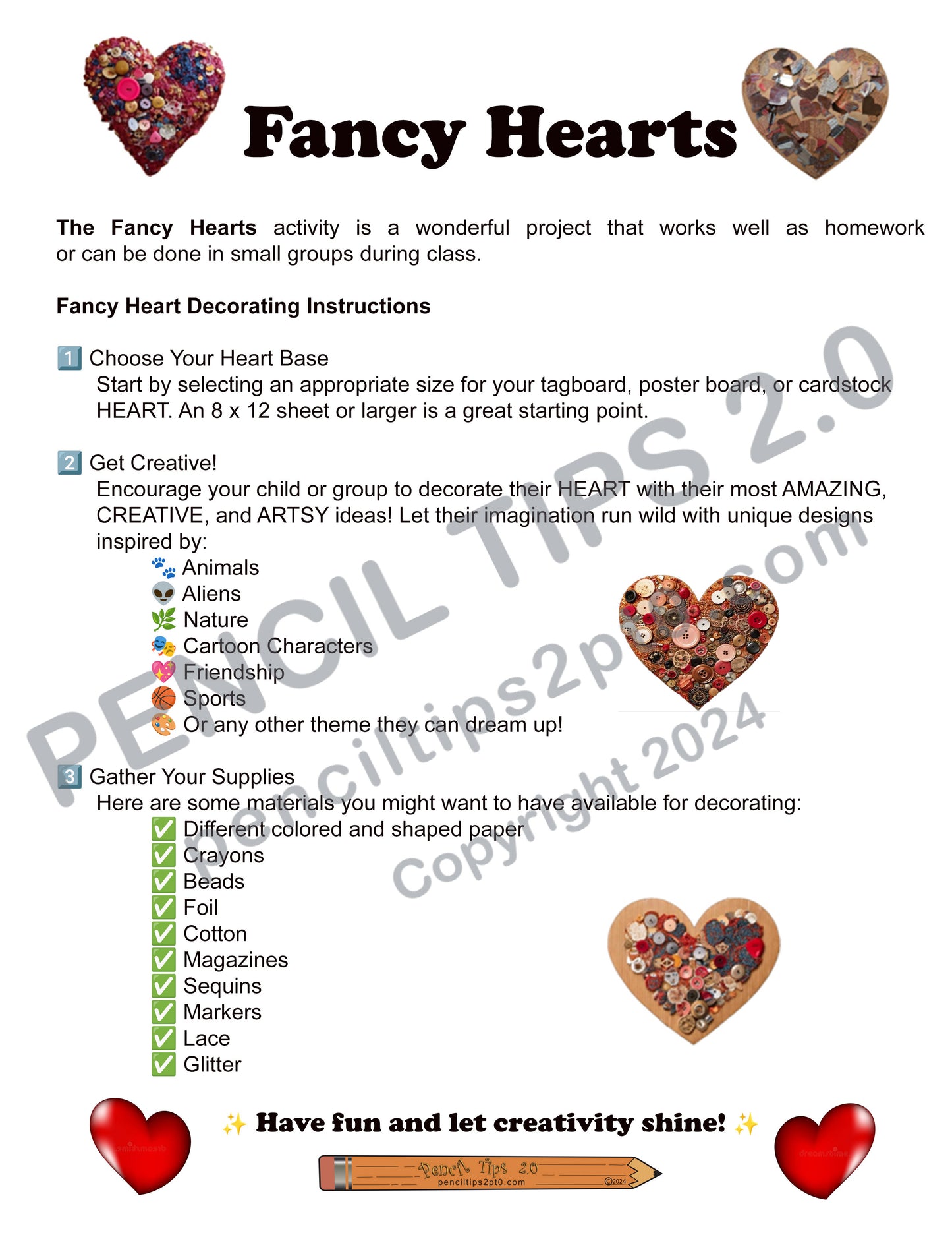 Hearts and Valentines