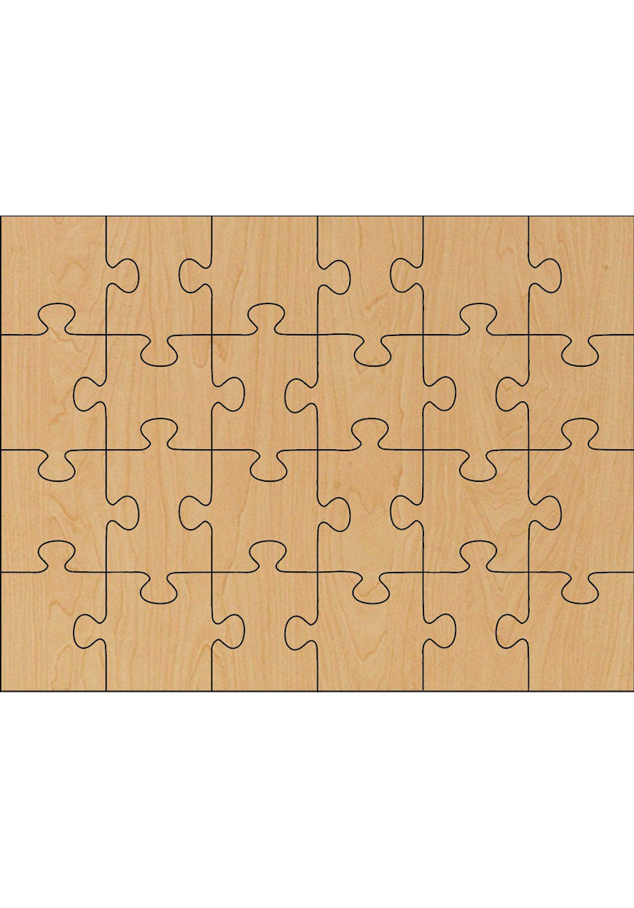 Puzzle Template - Plain Jigsaw