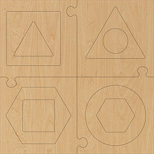 Puzzle Template - Wild Shapes Adventure