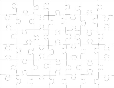 Puzzle Template - Plain Jigsaw