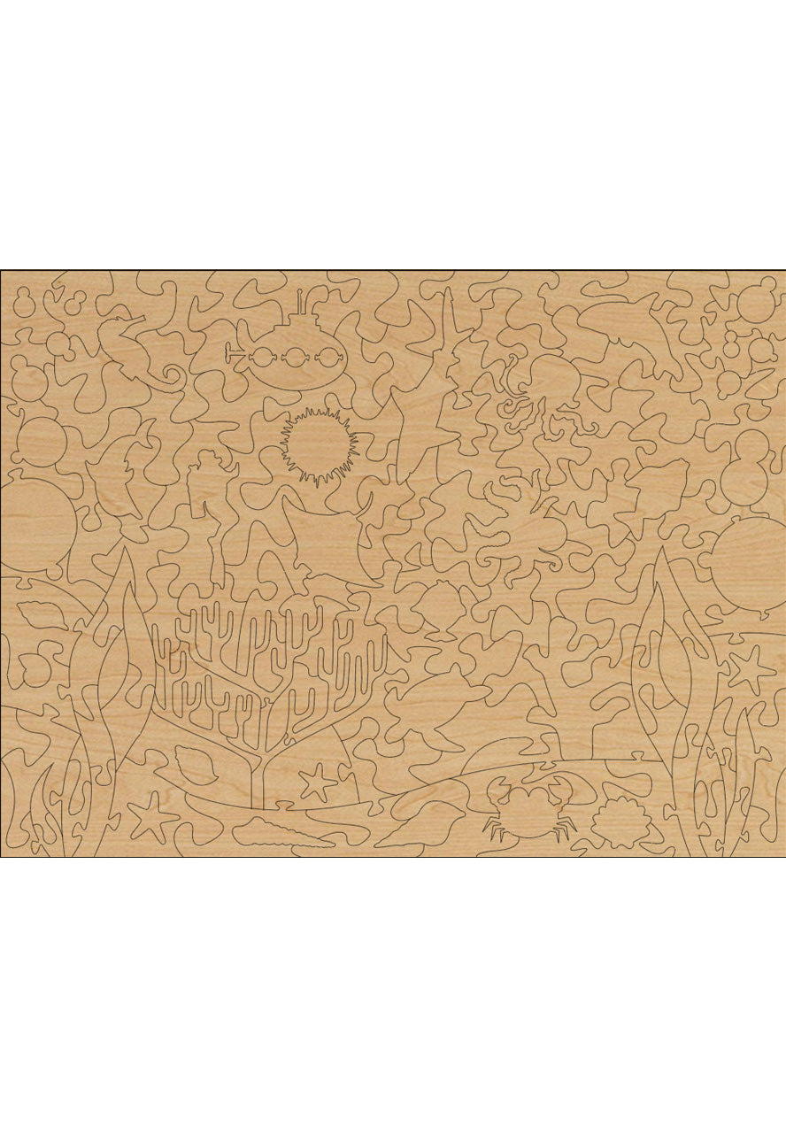 Puzzle Template - Ocean Wonder